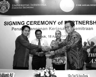 All About CARI Partnerships Faculty of Economics in the University of Indonesia CIMB ASEAN Research Institute (CARI) and the Faculty of Economics in the University of Indonesia (FEUI) are undertaking collaborative educational and research programmes to promote ASEAN integration.